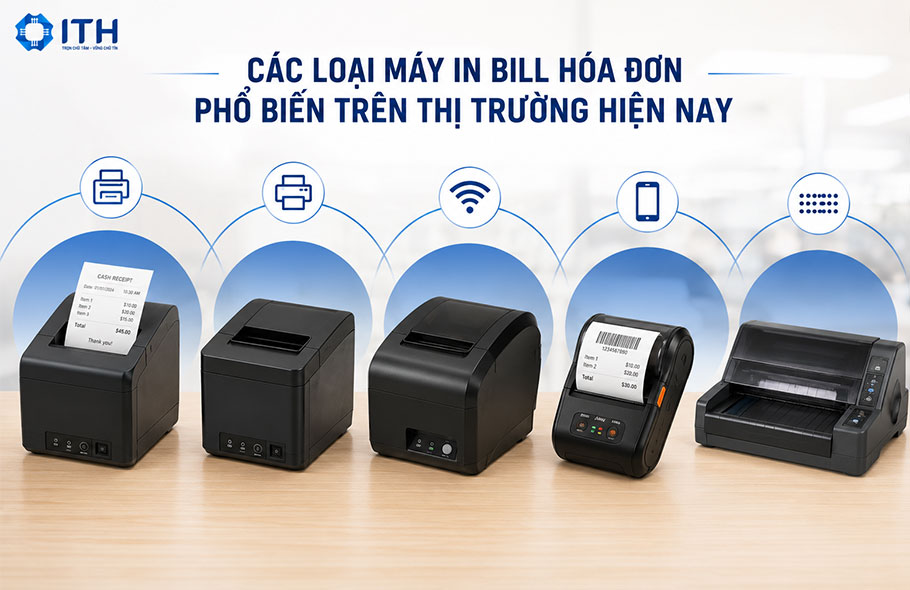 Các loại máy in hóa đơn phổ biến