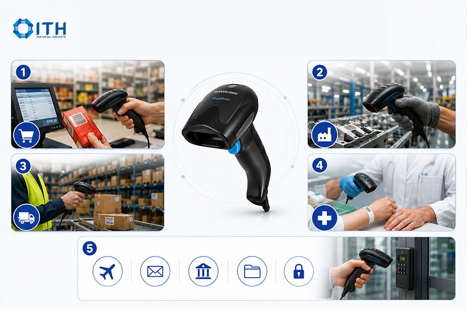 Ứng dụng của Đầu đọc mã vạch Datalogic trong các ngành nghề
