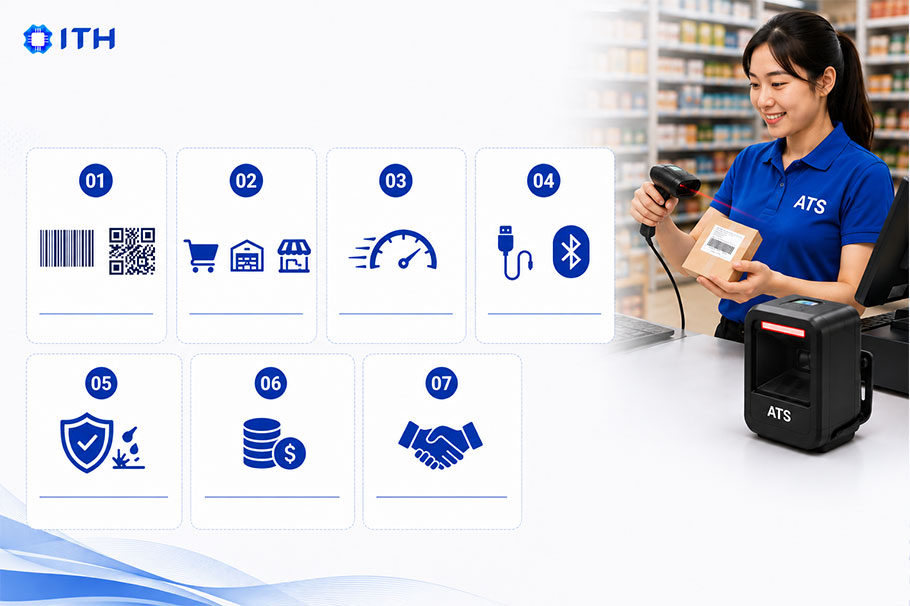 Hướng dẫn chọn mua Đầu đọc mã vạch ATS phù hợp với nhu cầu của bạn