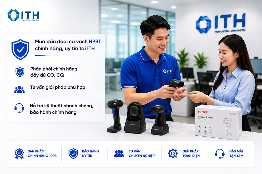 Mua Đầu đọc mã vạch HPRT chính hãng, uy tín ở đâu tại Việt Nam?