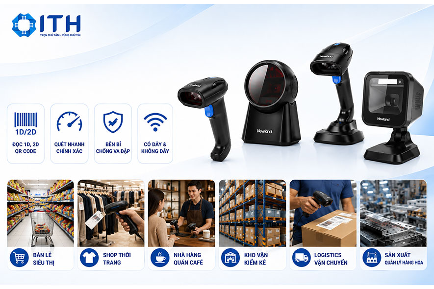 Các loại đầu đọc mã vạch Newland phổ biến