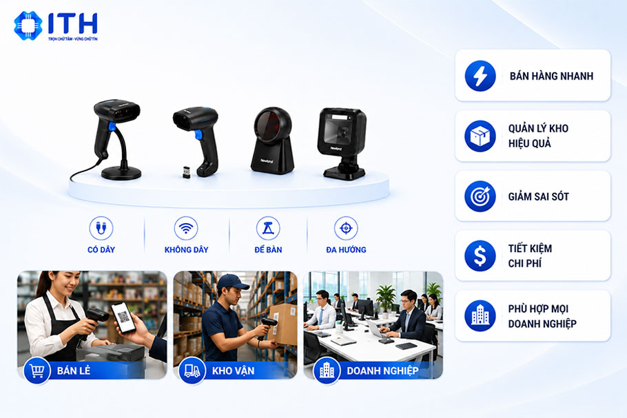 Lợi ích khi đầu tư vào đầu đọc mã vạch Newland chính hãng