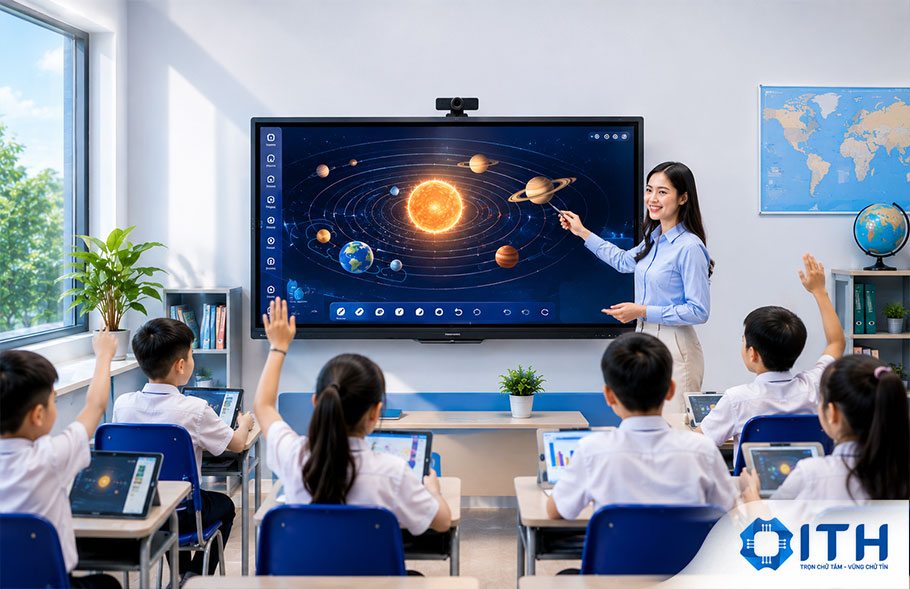 Màn hình tương tác Trong lĩnh vực Giáo dục