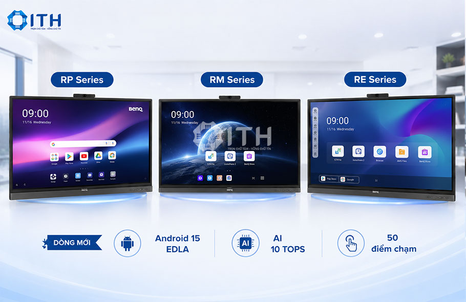 Các dòng Màn hình tương tác BenQ