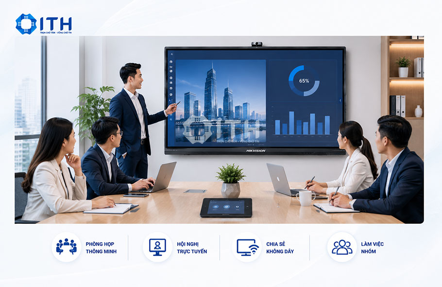 Ứng dụng Màn hình tương tác Hikvision trong doanh nghiệp