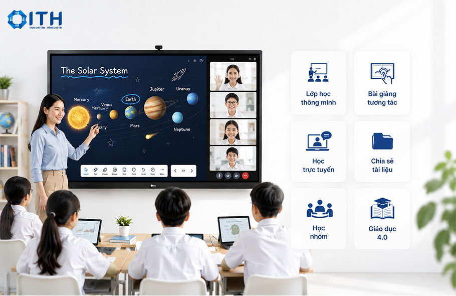 Ứng dụng trong giáo dục Màn hình tương tác LG