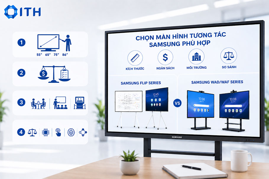 Hướng dẫn chọn màn hình tương tác Samsung phù hợp
