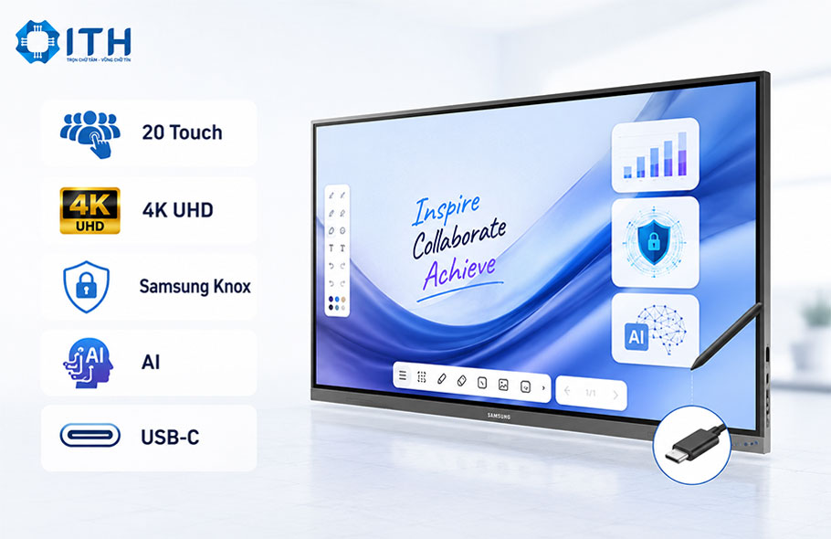 Công nghệ nổi bật của màn hình tương tác Samsung