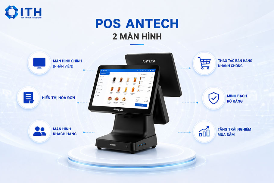 POS Antech 2 màn hình
