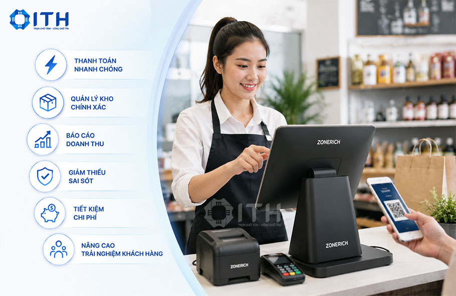 Lợi ích khi sử dụng máy bán hàng POS Zonerich