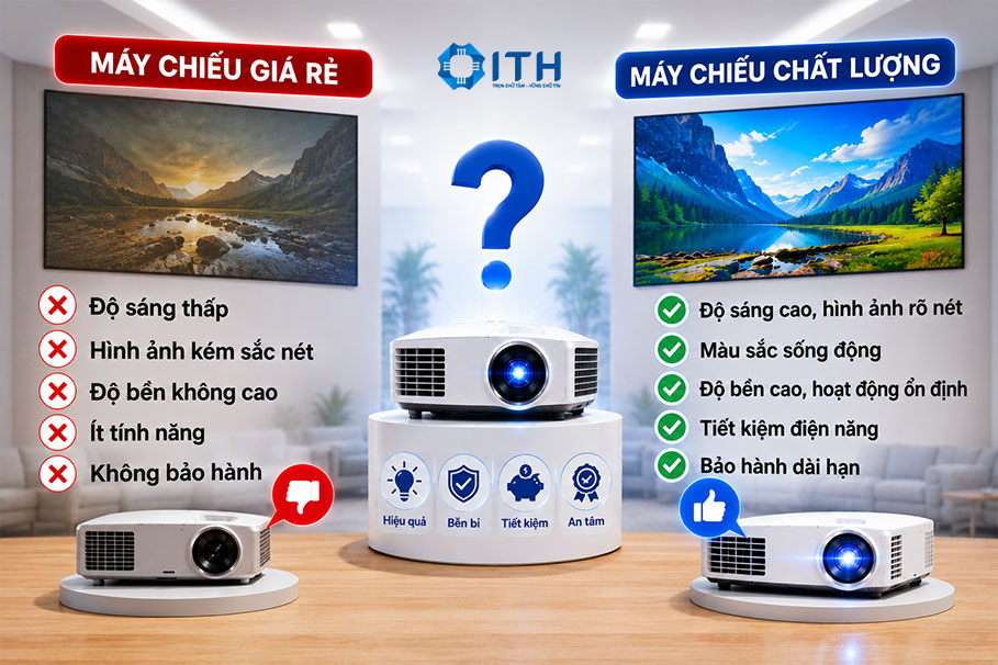 Có nên mua máy chiếu giá rẻ