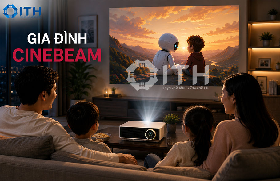 LG CineBeam: Dòng máy chiếu giải trí gia đình đỉnh cao