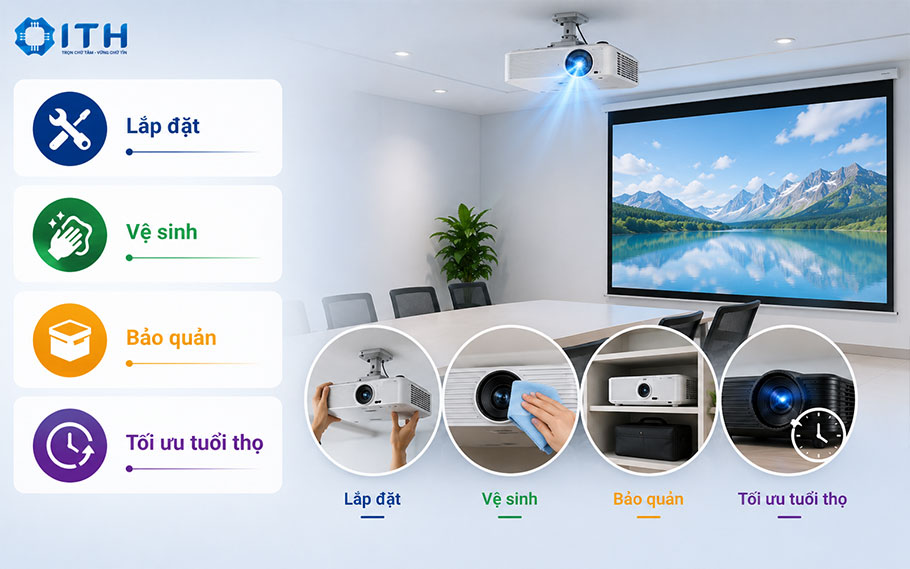 Hướng dẫn bảo trì máy chiếu Optoma