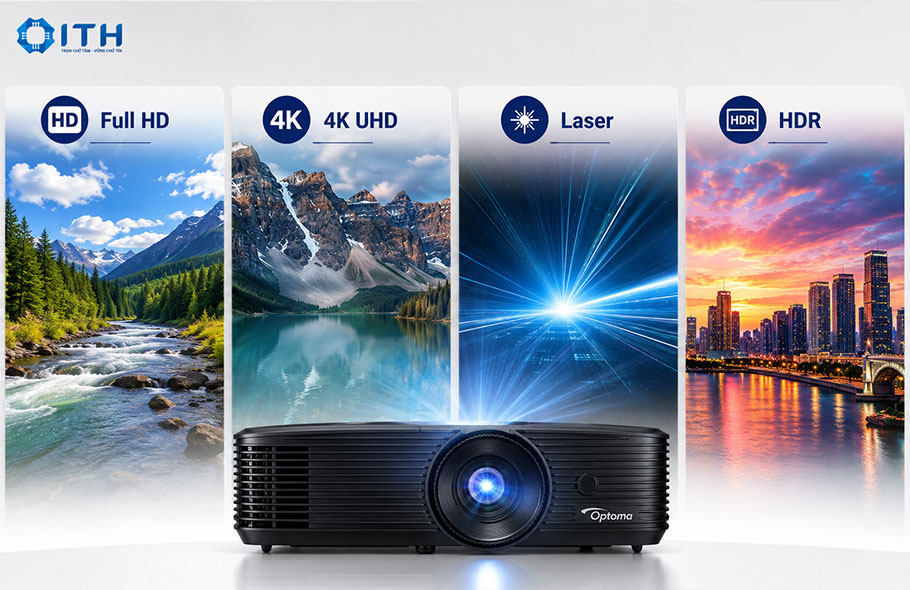 Thông số kỹ thuật quan trọng của Máy chiếu Optoma