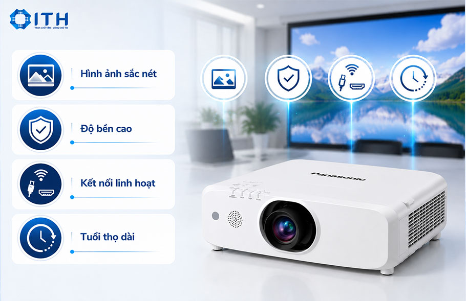 Ưu điểm nổi bật của máy chiếu Panasonic