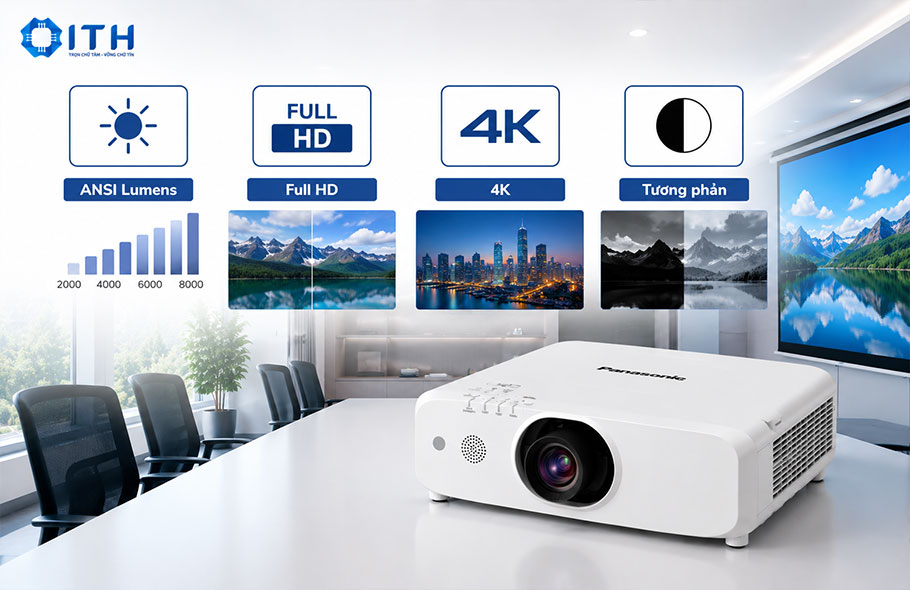 Thông số kỹ thuật lưu ý khi chọn mua máy chiếu Panasonic