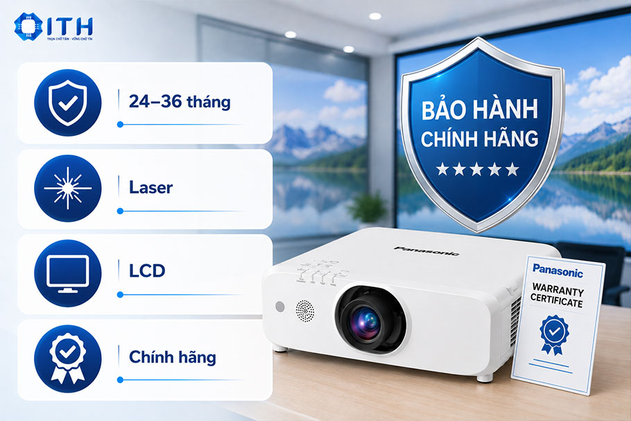 Chính sách bảo hành máy chiếu Panasonic