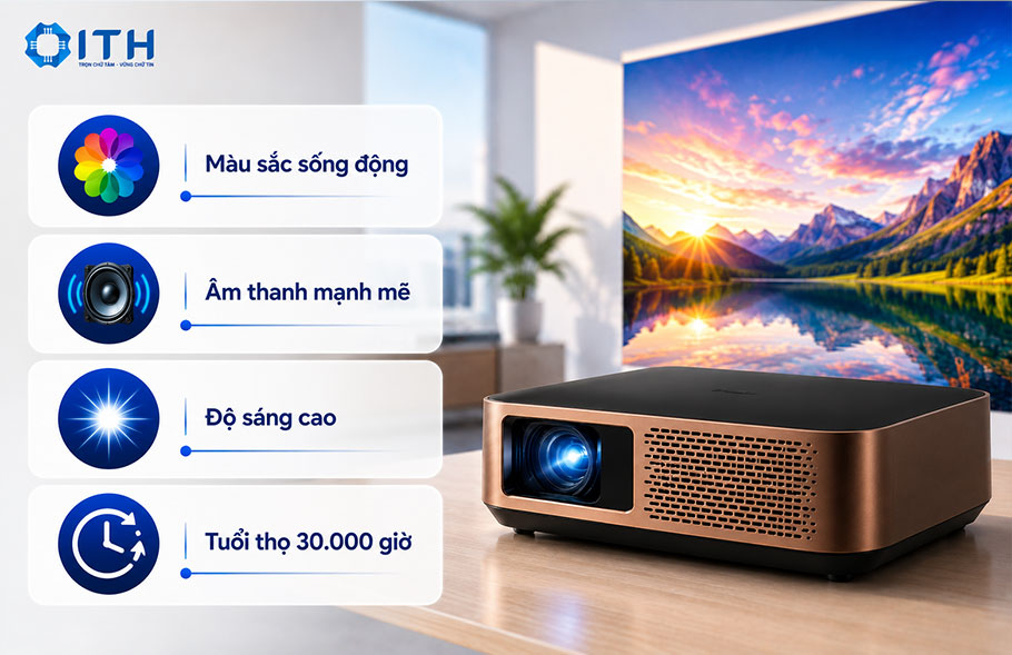 Ưu điểm nổi bật nhất của máy chiếu ViewSonic.