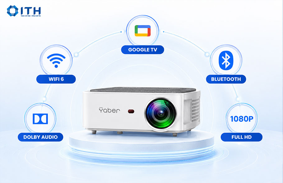 Công nghệ thông minh và kết nối Máy chiếu Yaber