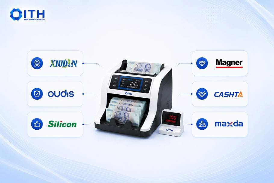 Các thương hiệu máy đếm tiền uy tín và đáng tin cậy tại Việt Nam