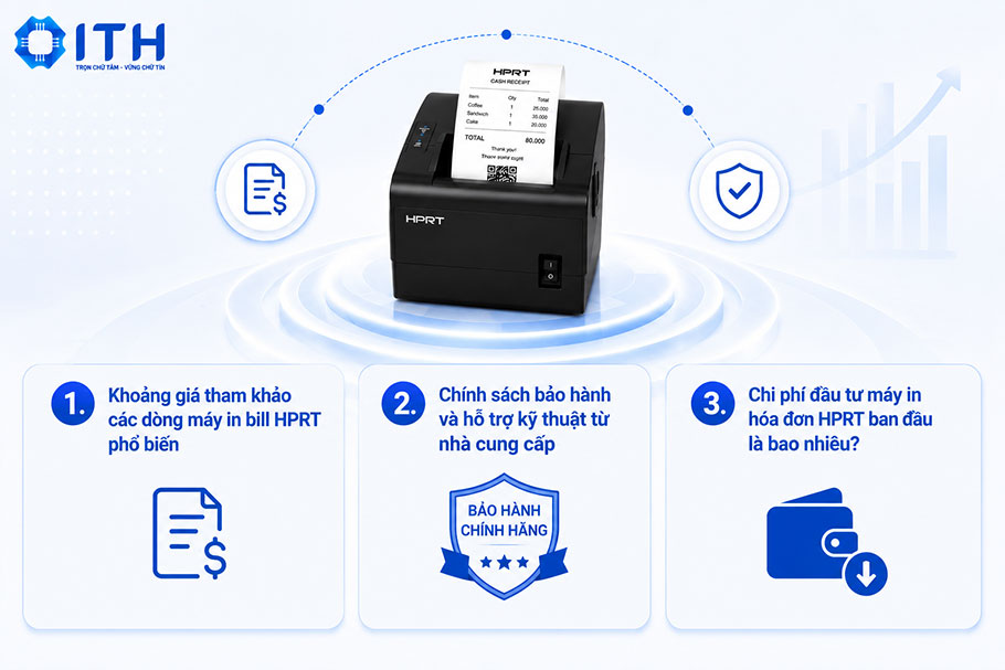 Báo giá máy in bill HPRT chính hãng và chính sách bảo hành