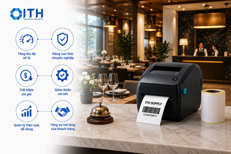 Lợi ích vượt trội khi sử dụng máy in tem mã vạch trong kinh doanh