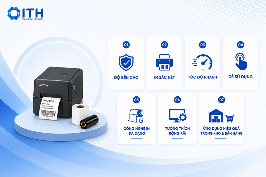 Tại sao nên chọn máy in tem mã vạch Antech