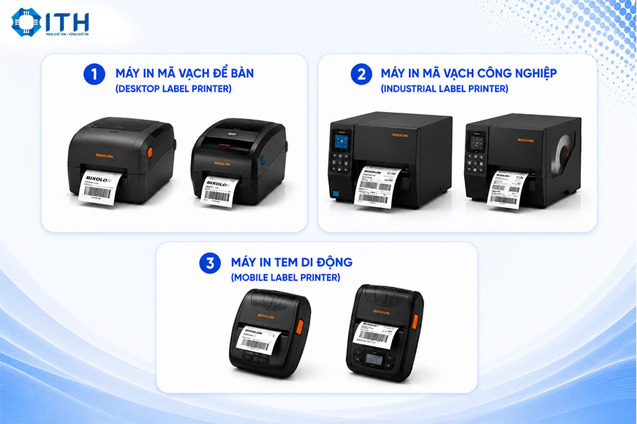 Các loại máy in tem mã vạch Bixolon phổ biến hiện nay