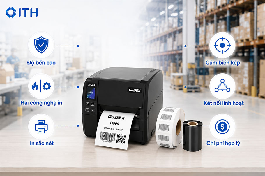 Tại sao nên chọn máy in tem mã vạch Godex cho doanh nghiệp của bạn?