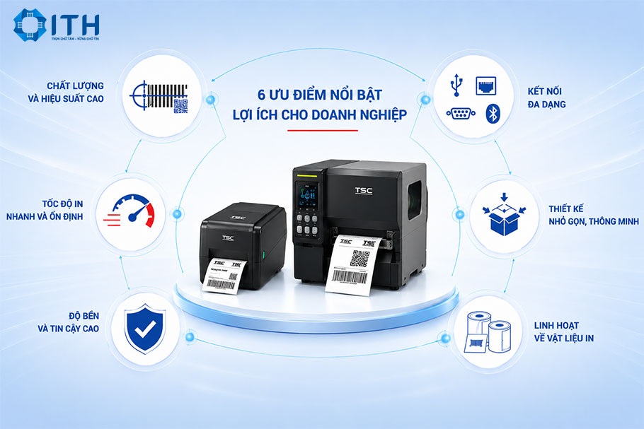 Tại sao nên chọn máy in tem mã vạch TSC