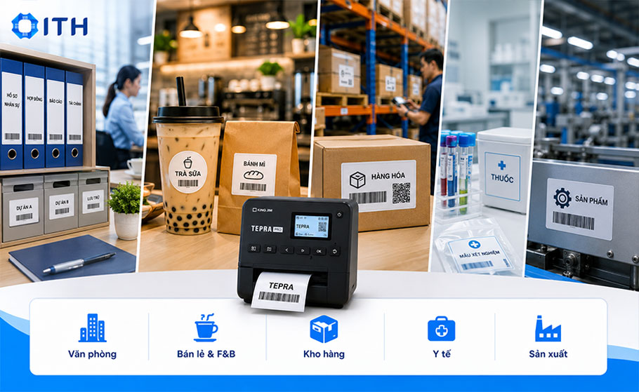 Ứng dụng đa dạng của Máy in mã vạch Tepra trong thực tế
