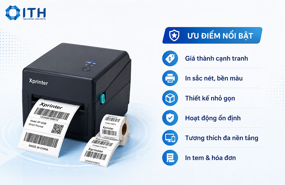 Tại sao nên chọn Máy in tem mã vạch Xprinter