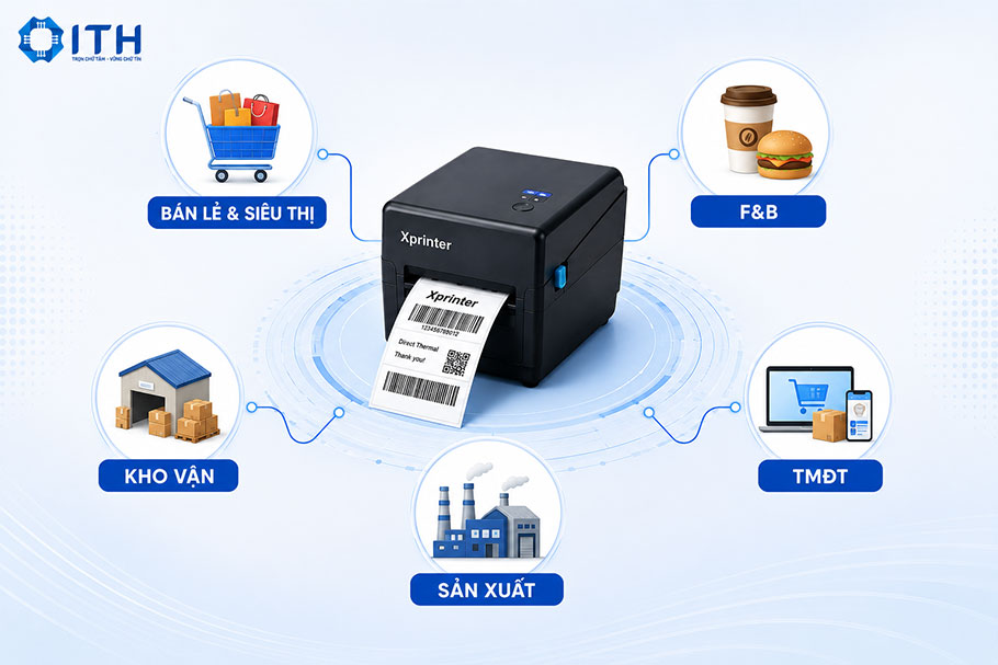 Ứng dụng thực tiễn của Máy in tem mã vạch Xprinter trong kinh doanh