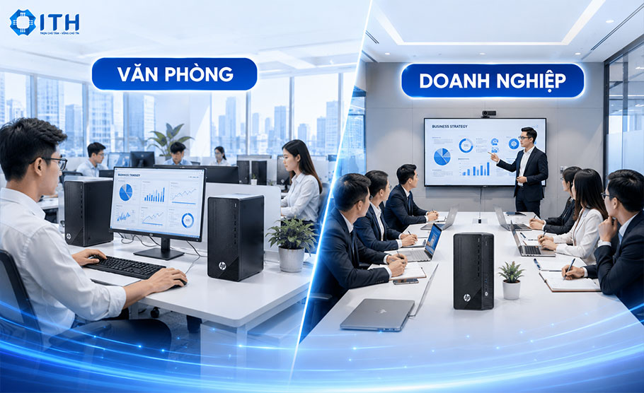 Máy tính để bàn HP giải pháp tối ưu cho doanh nghiệp và văn phòng