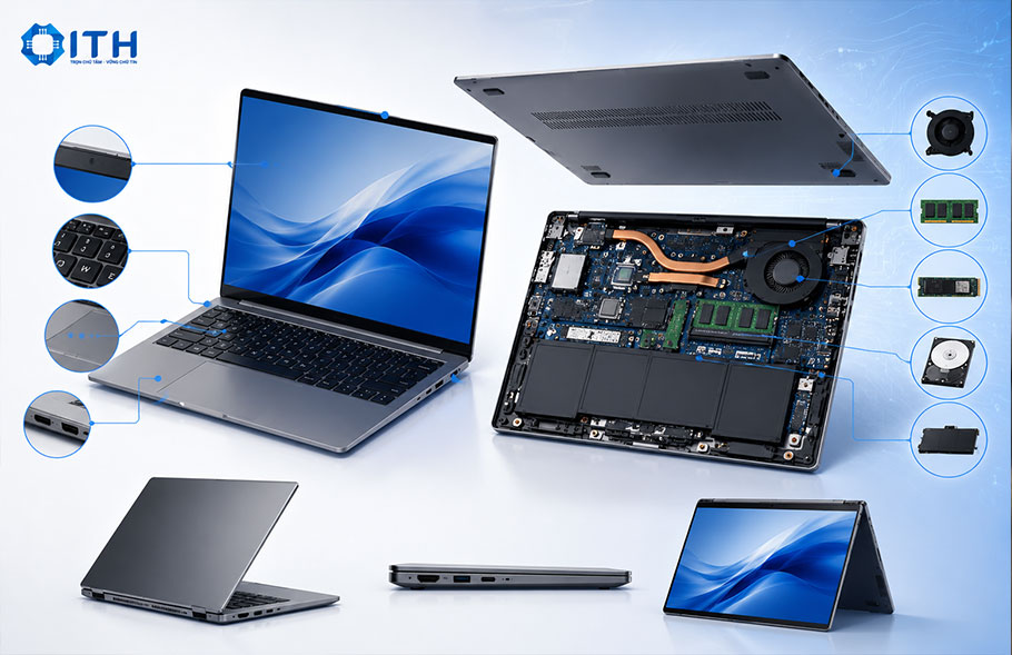 Các bộ phận bên trong của Laptop