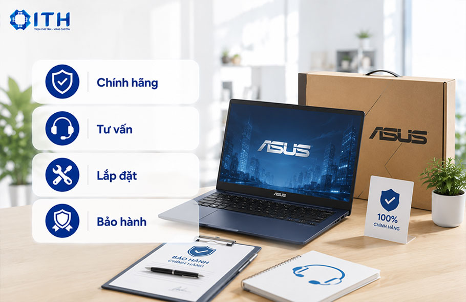 Chính sách bảo hành và dịch vụ hậu mãi của Asus