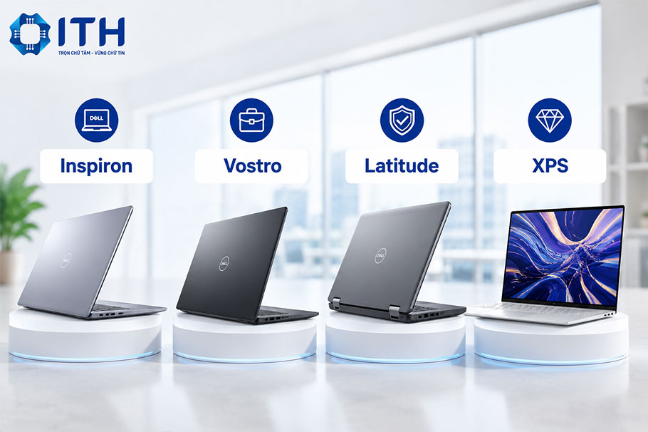 Các dòng máy tính xách tay Dell phổ biến nhất hiện nay