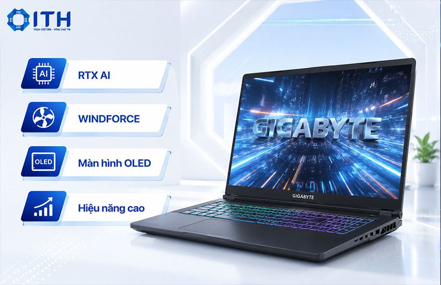 Ưu điểm vượt trội của máy tính xách tay Gigabyte