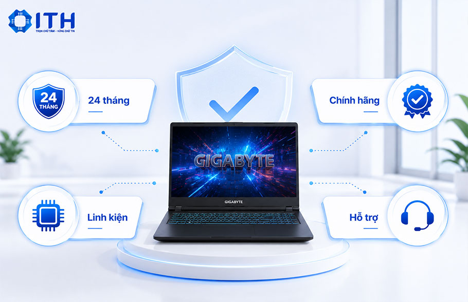 Chính sách bảo hành máy tính xách tay Gigabyte tại Việt Nam