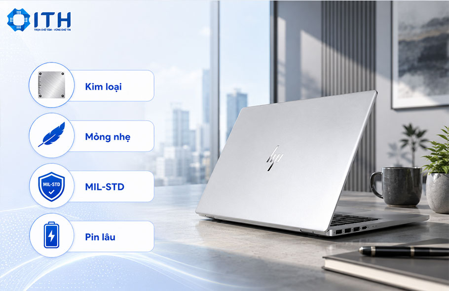 Thiết kế và độ bền máy tính xách tay HP 