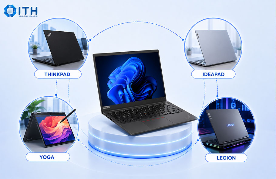 Các dòng Laptop Lenovo phổ biến