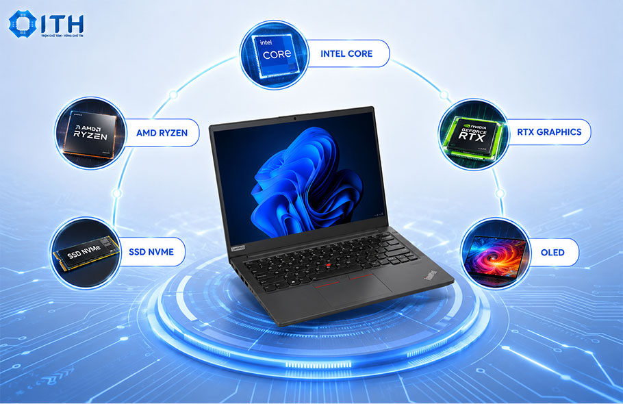 Cấu hình và công nghệ máy tính xách tay Lenovo