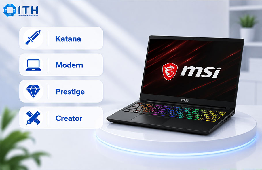 MSI Gaming phổ thông + Creator + Business