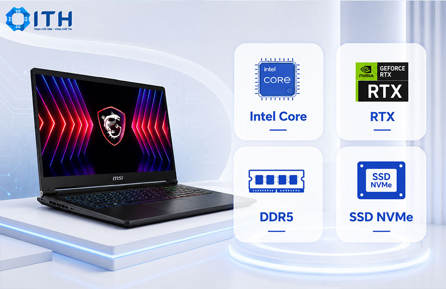Hiệu năng trên laptop MSI