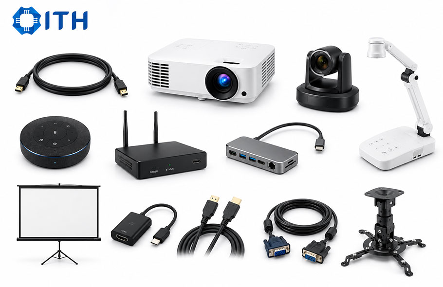 Các loại phụ kiện trình chiếu – hiển thị phổ biến nhất hiện nay