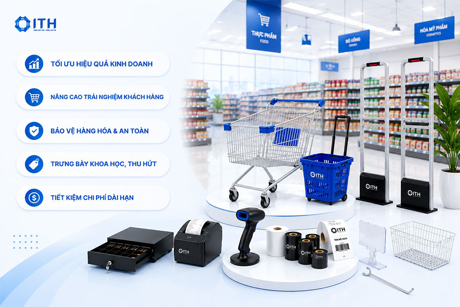 Tại sao vật tư phụ kiện thiết bị siêu thị lại quan trọng? 
