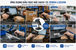 Review Đầu đọc mã vạch 1D Zebra LS2208