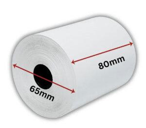 Giấy in hóa đơn nhiệt Oji K80 đường kính 65mm