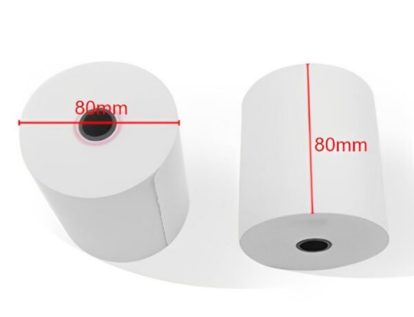 Giấy in hóa đơn nhiệt Oji K80 đường kính 80mm