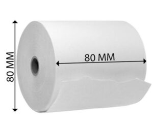 Giấy in hóa đơn nhiệt Oji K80 đường kính 80mm